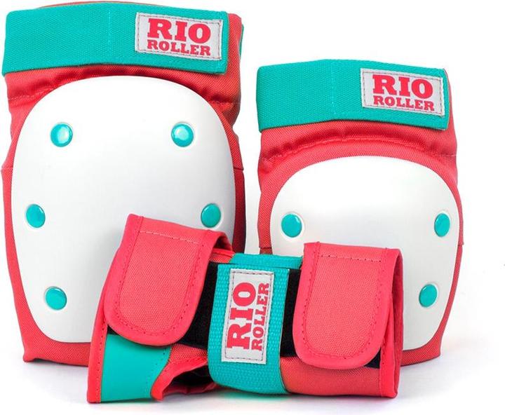 Image du produit Rio Roller Kit triple pad (M, Protège-poignets, Genouillère, Modèle unique)