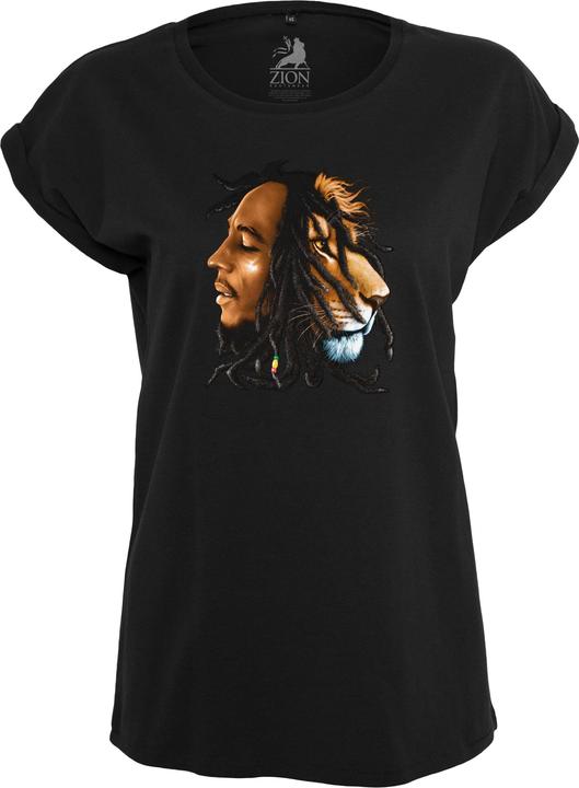 Produktbild Merchcode Ladies Bob Marley Lion Face Tee (XL)
