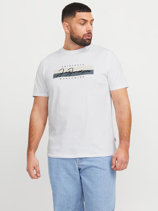 Actual product image Jack & Jones Plus Size Logo T-shirt T-shirt (6XL)