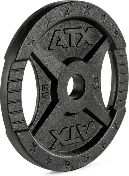 Actual product image ATX Cast Iron Gripper Weight Plate (1 x 15 kg)