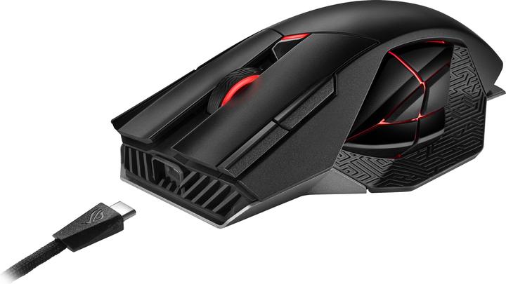 Actual product image ASUS ROG Spatha X (Wireless, Cable)