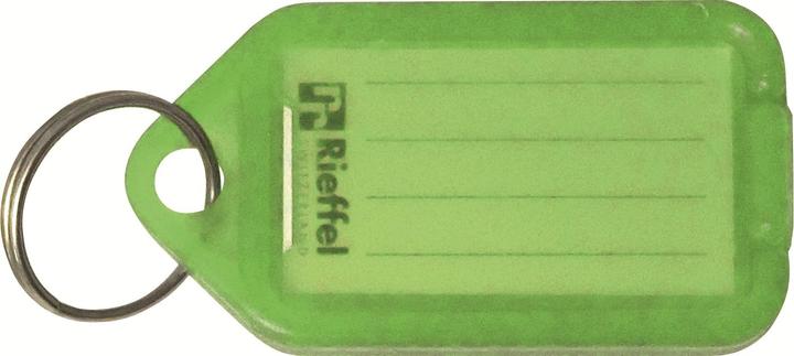 Rieffel Schlüsseletiketten 38x22mm KT 1000NG neon vert 100 Stück