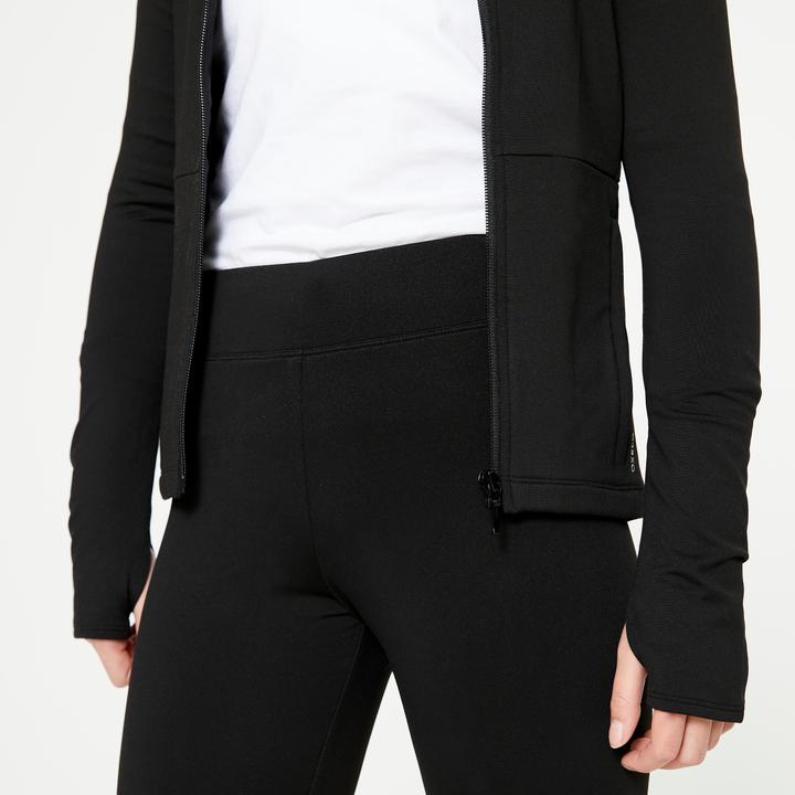 Actual product image Axelys Kids' Figure Skating Training Leggings - Black (8, 9, 10)