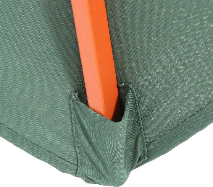 Immagine prodotto Swisshandel24 Ombrellone Florida, ombrellone da giardino, Ø 3m poliestere/legno - verde oliva (3 m)
