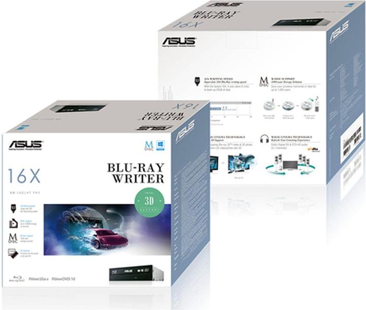 Actual product image ASUS Bw-16d1ht/G (DVD writer, Blu-ray burner, CD burner)