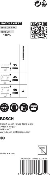 Image du produit Bosch Professional Zubehör Foret de centrage EXPERT Change Plus 1 pc. (8.5 millimètres)