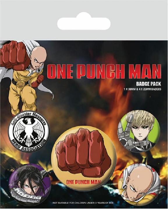 Immagine prodotto Pyramid ONE PUNCH MAN - Confezione da 5 distintivi - Distruttivo