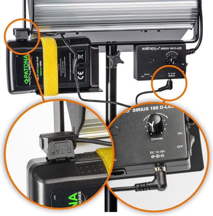 Produktbild Walimex pro pro LED Sirius 160 Bi Color (Studioleuchte)