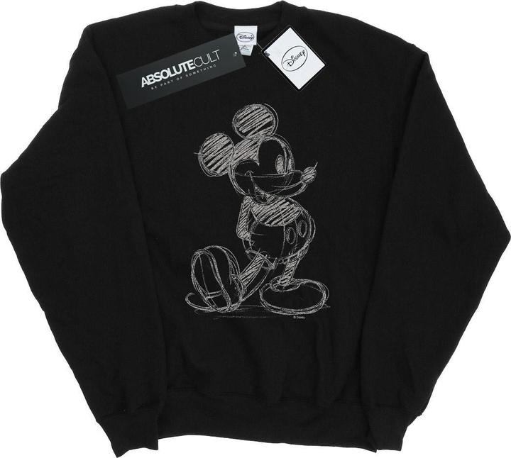 Actual product image Disney Girls Mickey Mouse Sketch Kick Sweatshirt (152, 158)