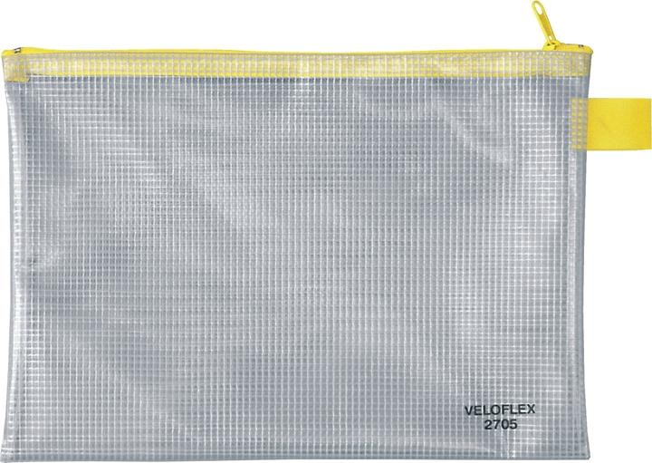 Actual product image Veloflex Zip pocket DIN A5 PVC film transparent (A5, 1 x)