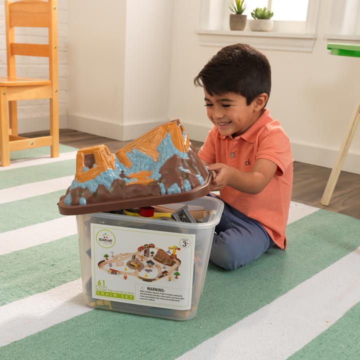Produktbild KidKraft Baustelle mit Aufbewahrungsbox