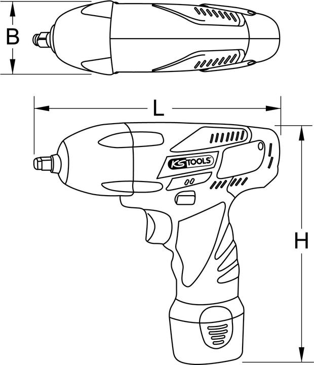 Actual product image KS Tools 515.3516 (Rechargeable battery operated)