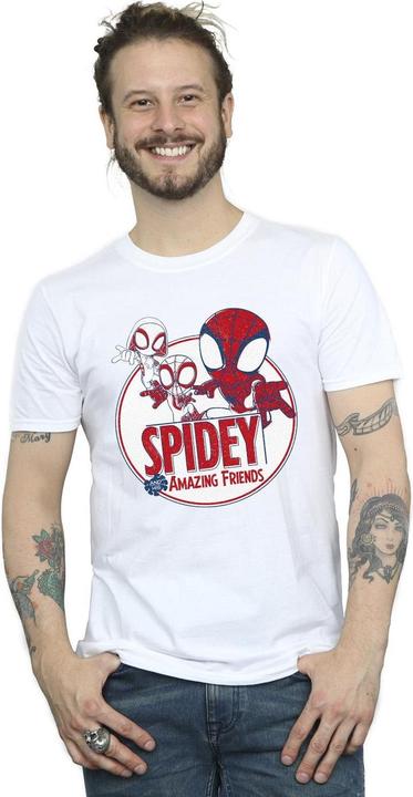Image du produit - T-shirt SPIDEY AND HIS AMAZING FRIENDS CIRCLE - Homme (4XL)