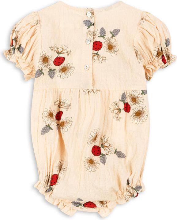 Actual product image Konges Slojd Vida with puff sleeves Ladybug (80)