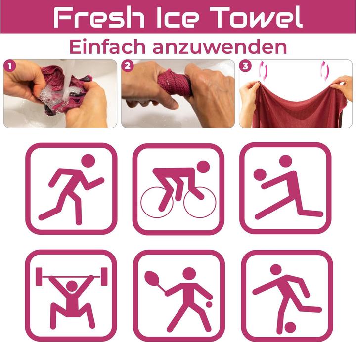 Image du produit Quick Aid Fresh Ice Towel - en vrac (34 x 80 cm)