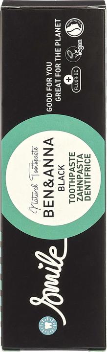 Produktbild Ben & Anna BEN&ANNA Natural Black Toothpaste naturalna pasta do zębów z aktywnym węglem 75ml (75 ml)