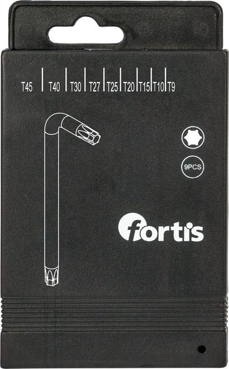 Image du produit Magni Jeu de tournevis coudés en boîte coulissante 9 pièces T9-T45 FORTIS