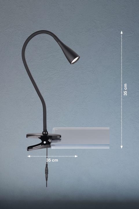 Image du produit FHL easy FHL Nox LED Lampe à pince 2,12W noir flexible 850636