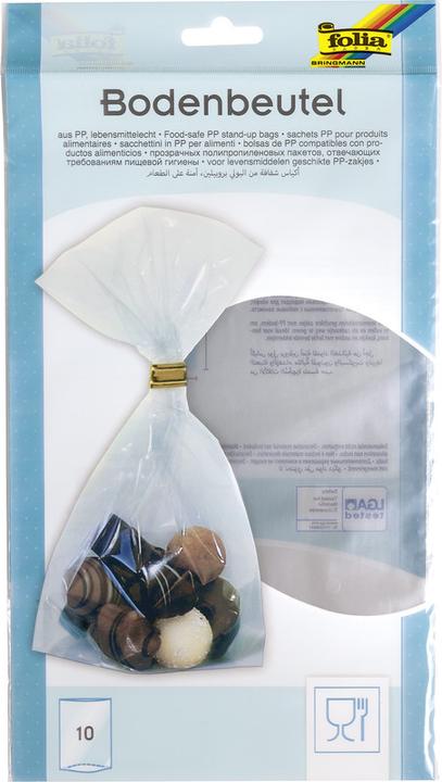 Actual product image Folia Bottom bag, dimensions: (W)180 x (H)300 mm, transparent (10 x)