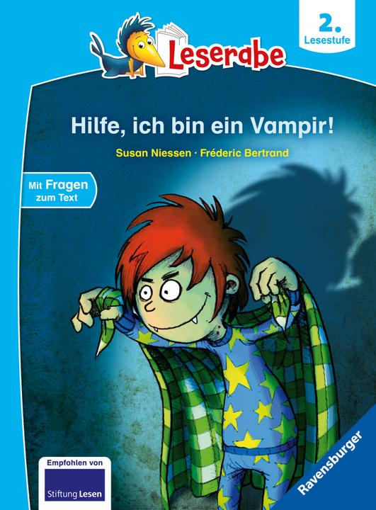 Produktbild Ravensburger Hilfe, ich bin ein Vampir! - Leserabe 2. Klasse - Erstlesebuch für Kinder ab 7 Jahren (Deutsch, Susan Niessen, 2022)