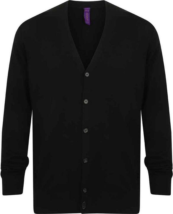 Henbury BaumwollAcryl VAusschnitt Strickjacke
