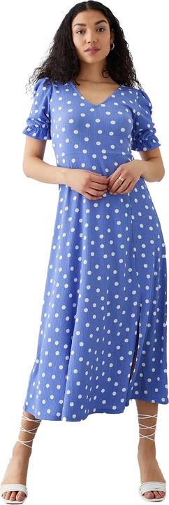 Dorothy Perkins Midikleid VAusschnitt kurzärmlig (40)