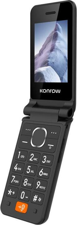 Image du produit Konrow Senior Flip (4G - 2.8" - Avec Station de charge) Noir (2.80", 4G)