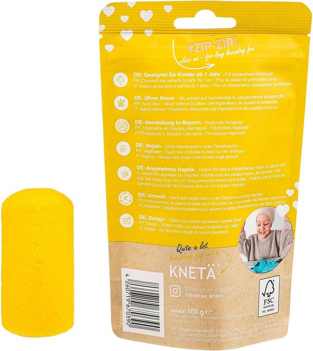 Immagine prodotto Knetä Sacchetto giallo 100g