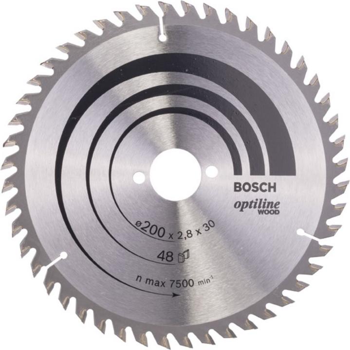 Bosch Professional Zubehör PRO Wood Kreissägeblatt, 200 x 2.8 x 30 mm