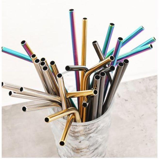 Image du produit MU Style Cocktail Series Paille en acier inoxydable (set de 11 pièces) (11 x)