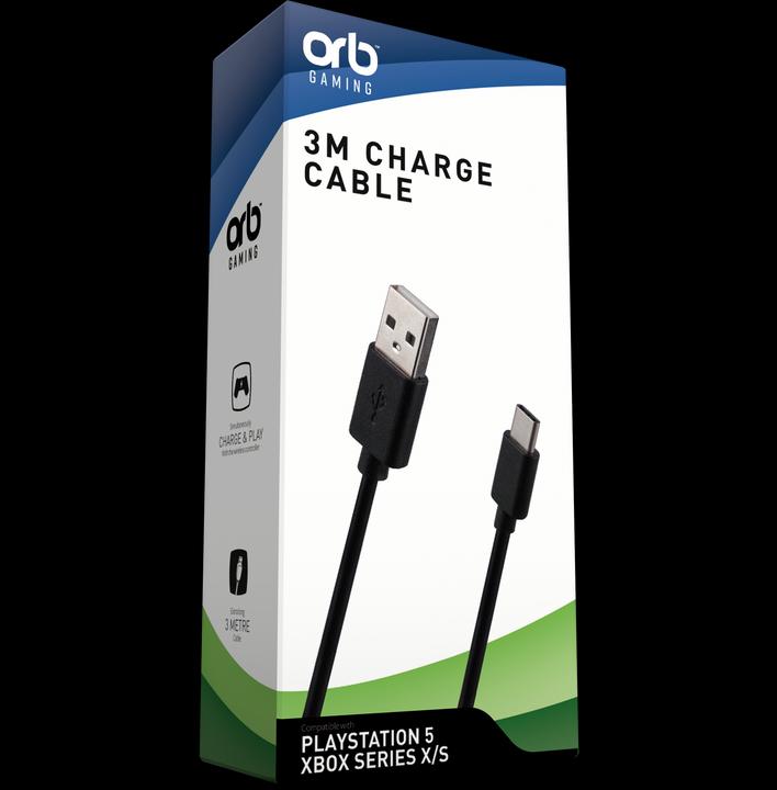 Actual product image ORB Playstation 5, Xbox Series X/S 3M Charge Cable (PS5)