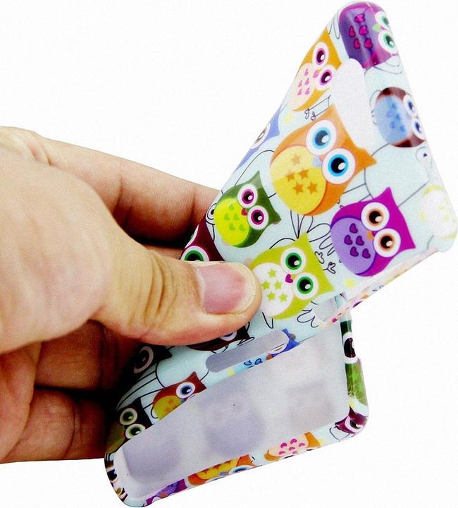 Actual product image König Design Protective Cover Mobile Case Cases TPU for Mobile Sony Xperia Z3 Compact Colourful Owls Assembly (Sony Xperia Z3 Compact)