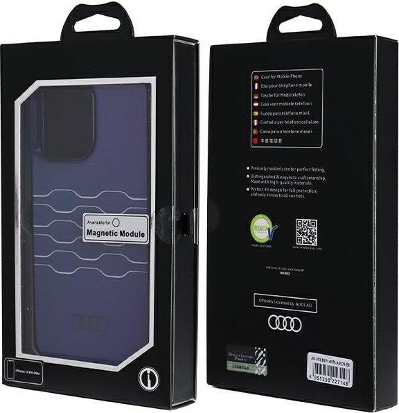 Produktbild Audi IML MagSafe Hülle für iPhone 14 Pro Max - blau (Apple iPhone 14 Pro Max)