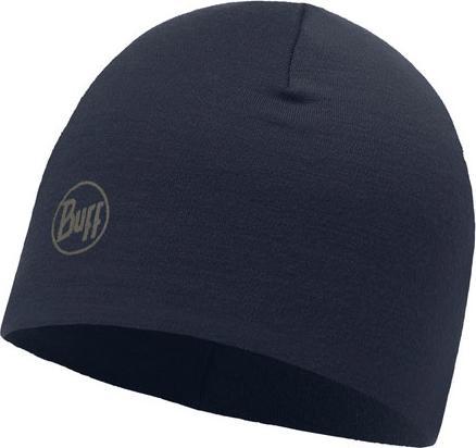 Buff Merino Thermal Hat Solid Navy