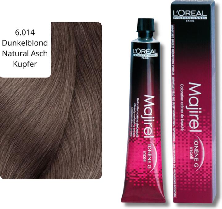 Immagine prodotto L'Oréal Professionnel Majirel (6.014 Biondo Scuro Naturale Cenere Rame)
