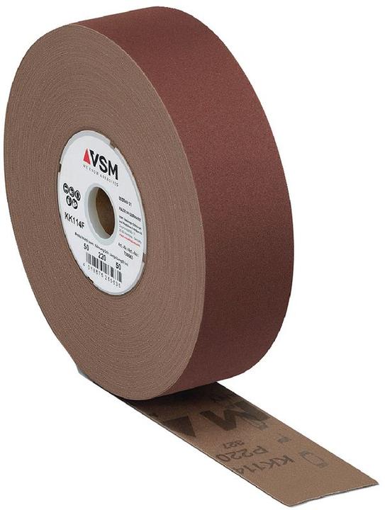 Vsm Schleifgewebe-Sparrolle (A) braun KK 114 F 25 mm × 50 m