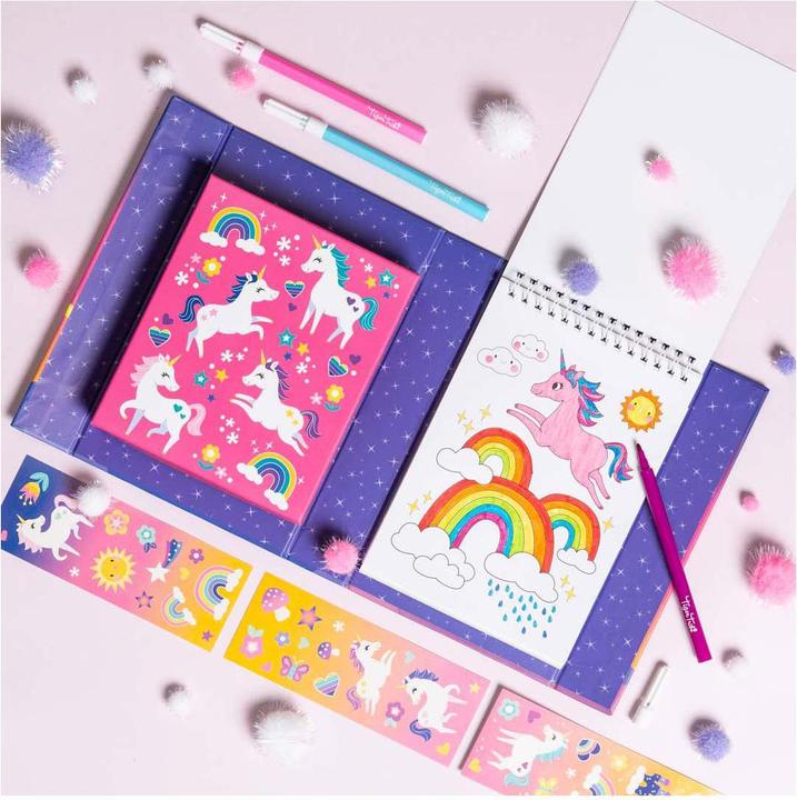 Actual product image Tiger Tribe Painting set unicorn
