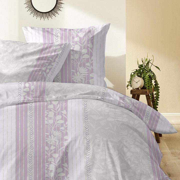 Immagine prodotto H.G. Hahn-Haustextilien Biancheria da letto Hahn Biber Abbotsford viola (Set di biancheria da letto, 135x200 cm + 80x80 cm)