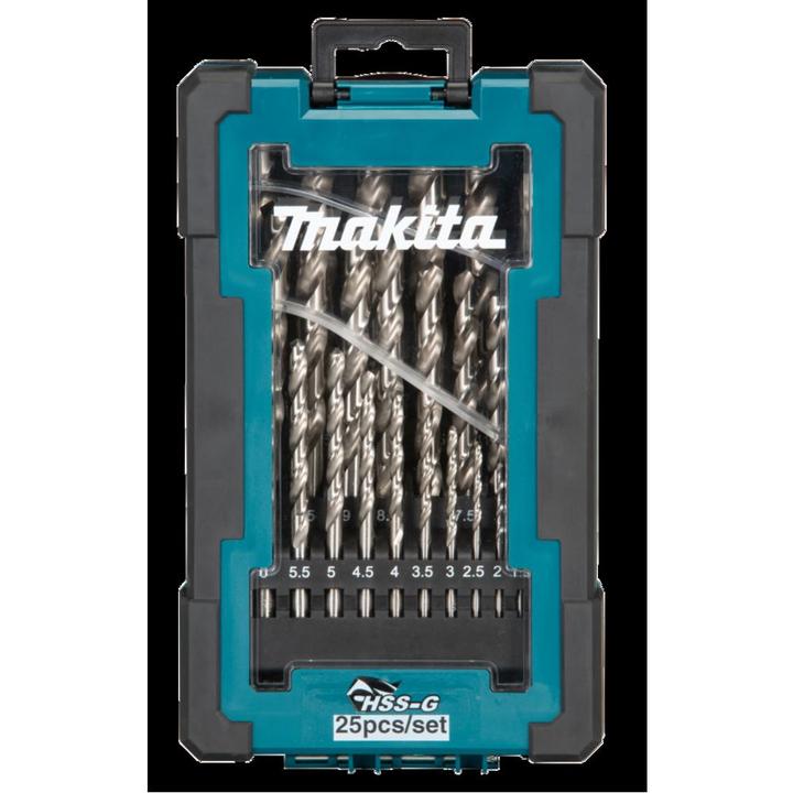 Makita Bohrer-Set HSS-G 25-tlg. (1 mm - 13 mm)