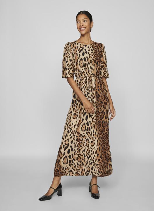 Actual product image Vila Short-sleeved leopard print maxi dress (38)