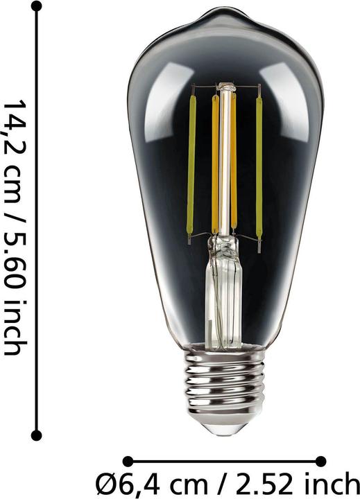 Image du produit EGLO Sources lumineuses (E27, 6 W, 806 lm, 1 x, E)