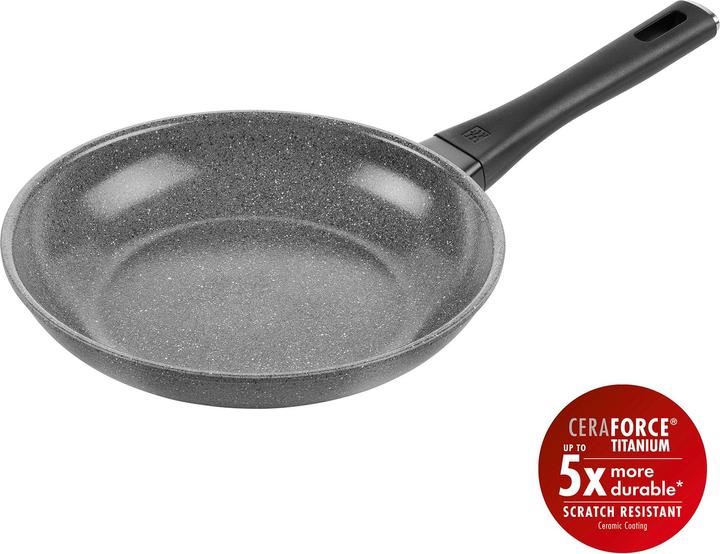 Zwilling - Terreno Plus Fry Pan - Gray - 24 cm (24 cm, Bratpfanne, Aluminium)