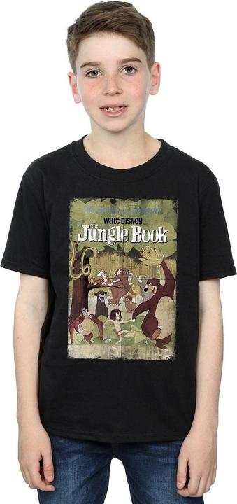 Actual product image Disney Boys The Jungle Book Retro Poster T-Shirt (140, 146)