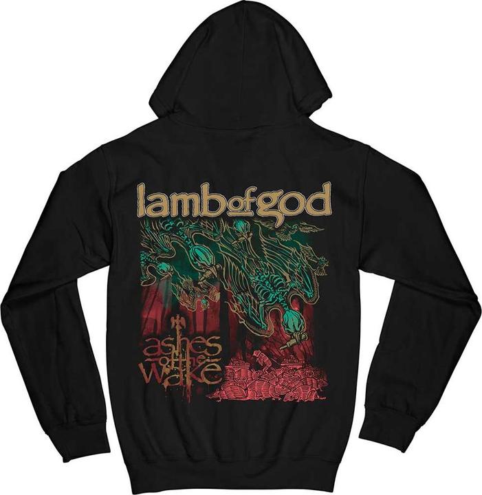 Produktbild Lamb Of God Ashes Of The Wake Hoodie mit durchgehendem Reissverschluss (S)