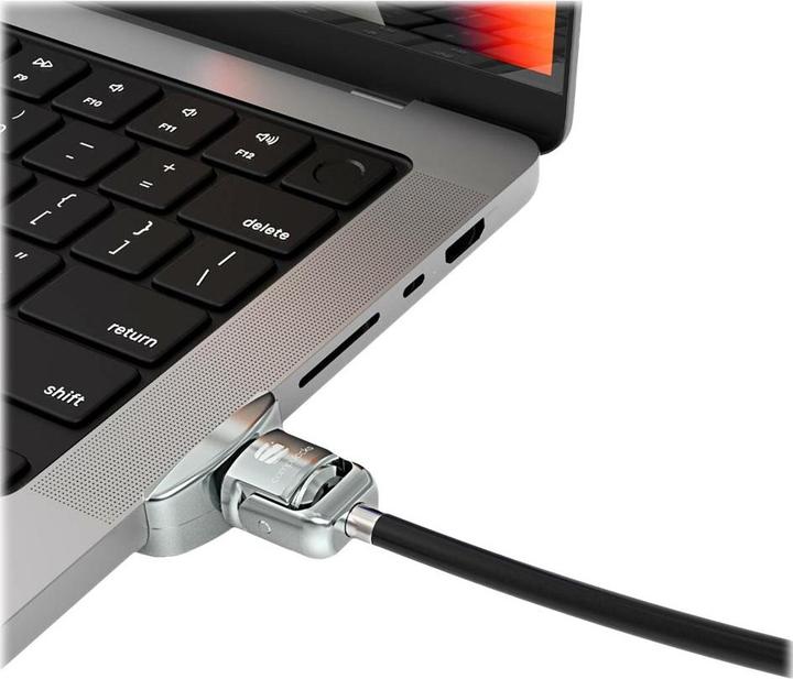 Actual product image Maclocks Ledge adapter for 2021 M1 MacBook Pro 14" + Keyed Cable Lock (ETA April 1st)