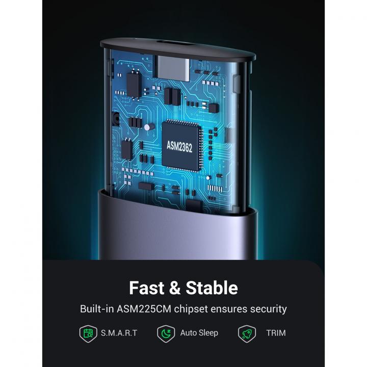 Produktbild Ugreen SSD Enclosure (M.2 2280, M.2 2230, M.2 2260, M.2 2242)