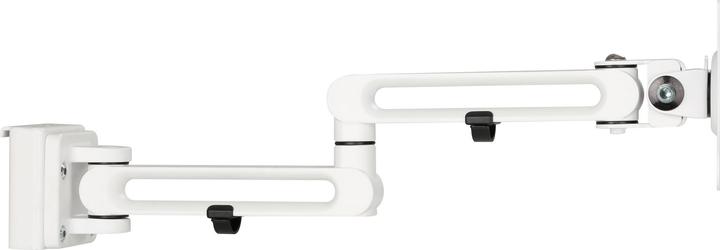 Produktbild InLine Slatwall Monitorhalter lang weiss (Tisch, 32")