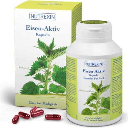 Produktbild Nutrexin Eisen Aktiv (240 Stück, Kapseln, 172 g)