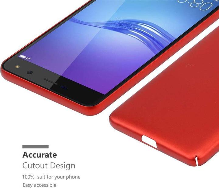 Actual product image Cadorabo Hard Cover Matt Metal Cover (Huawei Y6 (2017))