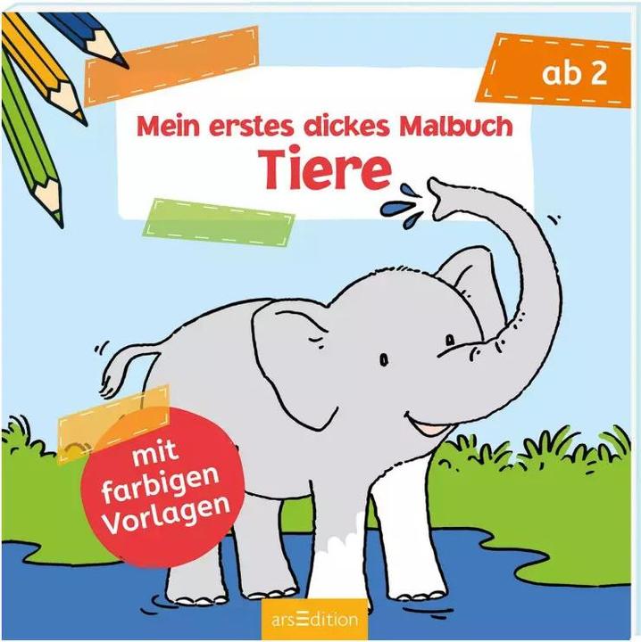 Actual product image Mein erstes dickes Malbuch